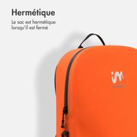 imoshion Sac à dos Hermétique et Étanche 10L - Petit - Orange abricot