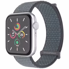 imoshion Bracelet en nylon Apple Watch | 44/45/46/49 mm - Ash Green