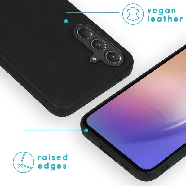 imoshion Etui de télephone luxe 2-en-1 amovible Samsung Galaxy A55 - Noir
