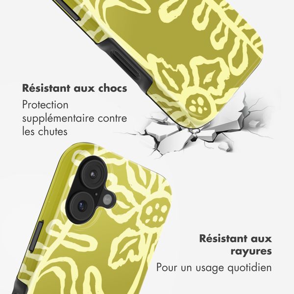 Selencia Coque arrière Vivid avec MagSafe Apple iPhone 17 - Chalky Bloom