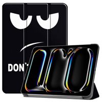 imoshion Coque tablette Design Trifold Apple iPad Pro 13 (2025) M5 / (2024) M4 - Don't touch