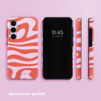 Selencia Coque arrière Vivid Samsung Galaxy S25 - Dream Swirl Pink