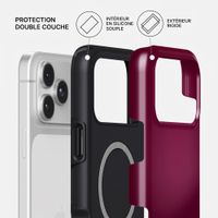 Burga Coque Tough MagSafe Apple iPhone 17 Pro - Dark Cherry