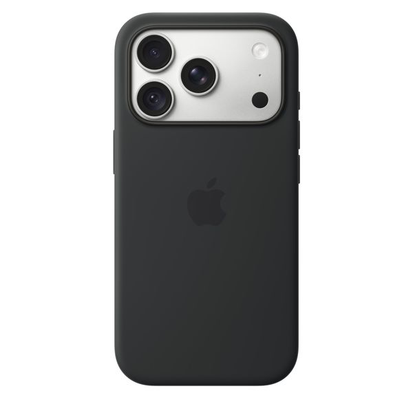 Apple Coque en silicone avec MagSafe Apple iPhone 18 Pro - Black