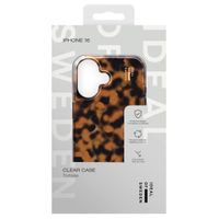 iDeal of Sweden Coque Clear Apple iPhone 16 - Tortoise