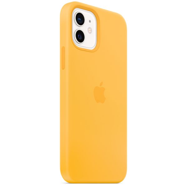 Apple Coque en silicone MagSafe Apple iPhone 12 (Pro) - Sunflower