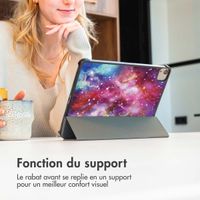 imoshion Coque tablette Design Trifold Apple iPad Mini 5 (2019) / Mini 4 (2015) - Space