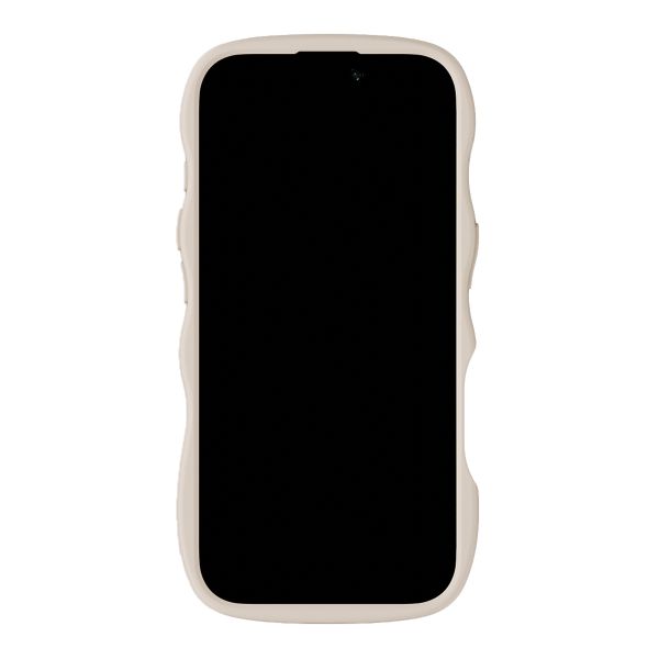 Holdit Coque Wavy Apple iPhone 17 - Transparent / Light Beige