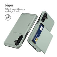imoshion Coque arrière avec porte-cartes Samsung Galaxy A18 (4G) - Vert foncé