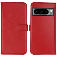 Selencia Étui portefeuille en cuir véritable Google Pixel 8 Pro - Rouge