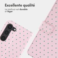 imoshion Étui de télephone portefeuille Design Samsung Galaxy S23 - Happy Dots