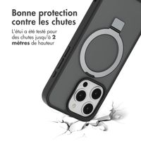 Accezz Coque Ring Stand avec MagSafe Apple iPhone 15 Pro - Noir