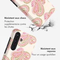 Selencia Coque arrière Vivid avec MagSafe Samsung Galaxy S25 - Paisley Blush