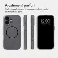 Accezz Coque Grip avec MagSafe Apple iPhone 17 - Gris