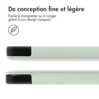 imoshion Coque tablette Trifold Samsung Galaxy Tab A9 Plus - Vert clair