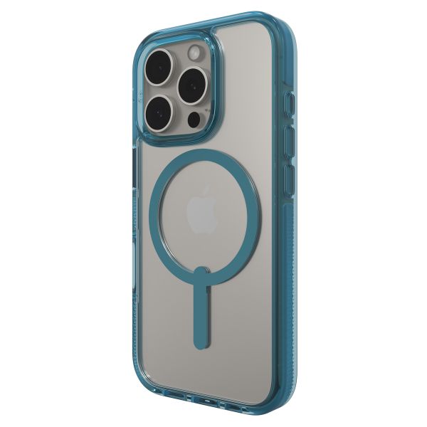 ZAGG Coque Santa Cruz Snap avec MagSafe Apple iPhone 16 Pro - Clear / Blue