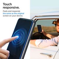 Spigen Protection d'écran en verre trempé GLAStR Slim 2-pack Samsung Galaxy A34 (5G)