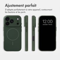 Accezz Coque Grip avec MagSafe Apple iPhone 18 Pro Max / 17 Pro Max - Vert foncé