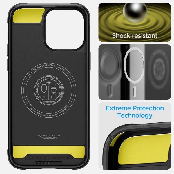 Spigen Coque Rugged Armor MagSafe Apple iPhone 14 Pro Max - Noir