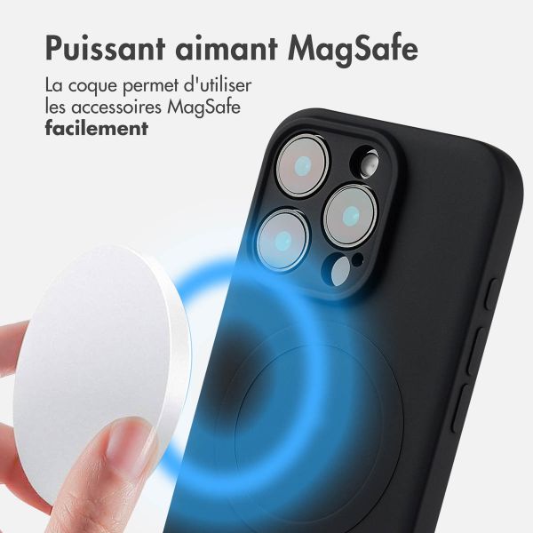 imoshion Coque Couleur avec MagSafe Apple iPhone 16 Pro - Noir