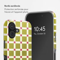 Selencia Coque arrière Vivid Apple iPhone 17 - Check This Olive