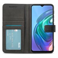 imoshion Étui de télephone portefeuille de luxe Motorola Moto G30 / G20 / G10 (Power) - Noir
