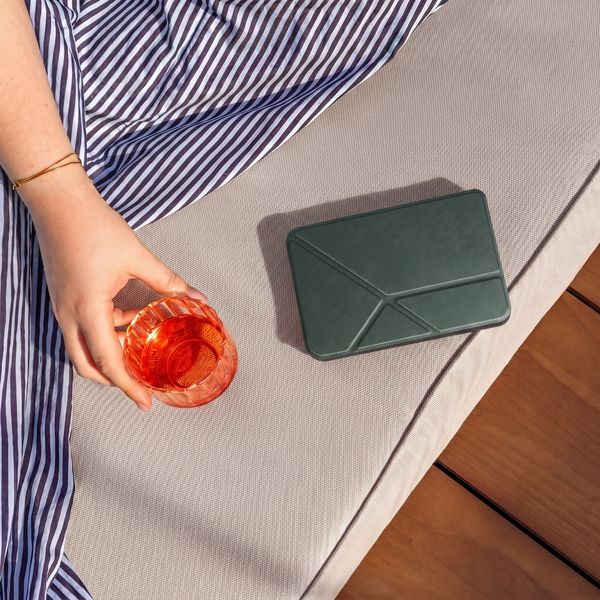 imoshion Étui de liseuse portefeuille Pliable Kobo Libra Colour - Vert foncé