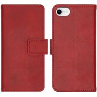 imoshion Étui de télephone portefeuille de luxe Apple iPhone SE (2022 / 2020) / 8 / 7 / 6(s) - Rouge
