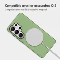 imoshion Coque arrière Color avec Thin MagSafe Ring Samsung Galaxy S26 Ultra - Vert foncé