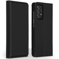 Accezz Étui de télephone Slim Folio en cuir de qualité supérieure Samsung Galaxy A52(s) (5G/4G) - Noir