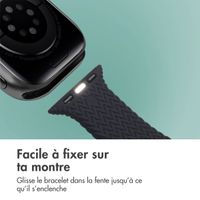 imoshion Bracelet tressé en silicone Apple Watch | 38/40/41/42 mm - Noir