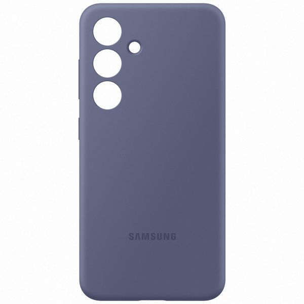 Samsung Original Coque en silicone Samsung Galaxy S24 - Violet