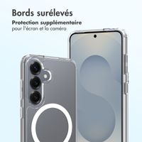 Accezz Coque arrière Xtreme Impact avec MagSafe Samsung Galaxy S24 - Transparent