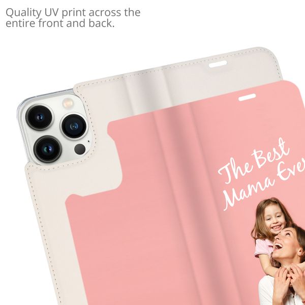 Concevez votre propre housse portefeuille Apple iPhone 13 Pro Max - Blanc