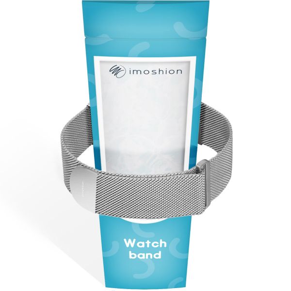 imoshion Bracelet magnétique milanais Apple Watch | 44/45/46/49 mm - Taille M - Argent