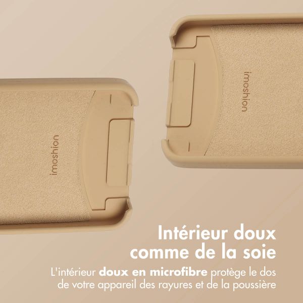 imoshion Coque arrière Color avec cordon amovible et MagSafe Apple iPhone 17e / 16e - Nude