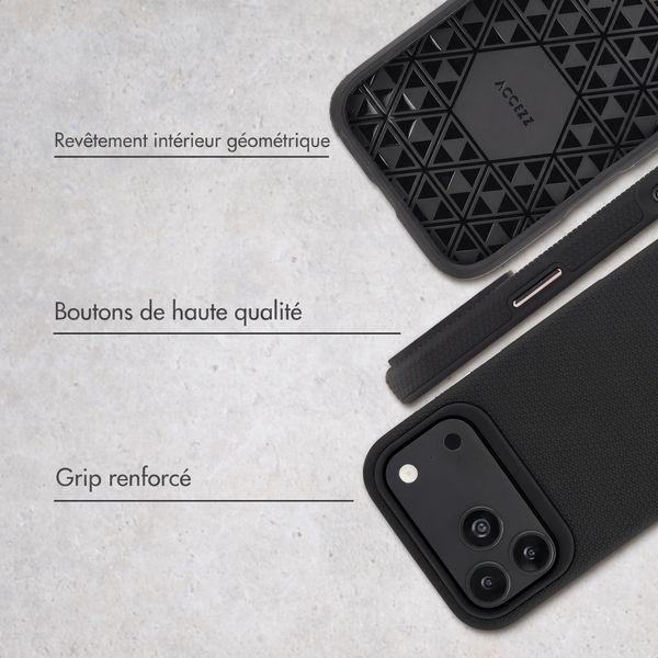Accezz Coque Tough avec MagSafe Apple iPhone 18 Pro Max / 17 Pro Max - Noir