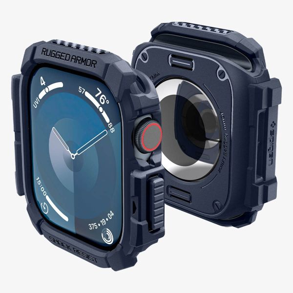 Spigen Coque Rugged Armor™ Apple Watch 10 / 11 - 46 mm - Navy Blue