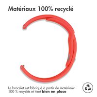 imoshion Bracelet sport en silicone  - Connexion universelle 22 mm - Rouge