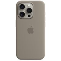 Apple Coque en silicone MagSafe Apple iPhone 15 Pro - Clay