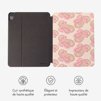 Selencia Coque tablette Vivid Apple iPad Air 11 pouces (2026) M4 / (2025) M3 / (2024) M2 / Air 5 (2022) / Air 4 (2020) - Paisley Blush