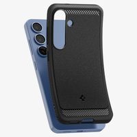 Spigen Coque Rugged Armor MagSafe Samsung Galaxy S25 Plus - Matte Black