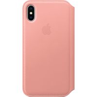 Apple Étui de télephone portefeuille Leather Folio Apple iPhone X / Xs - Soft Pink