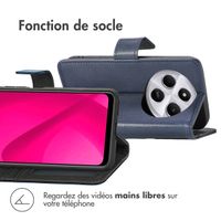 imoshion Étui de télephone portefeuille de luxe Xiaomi Redmi 14C - Bleu foncé
