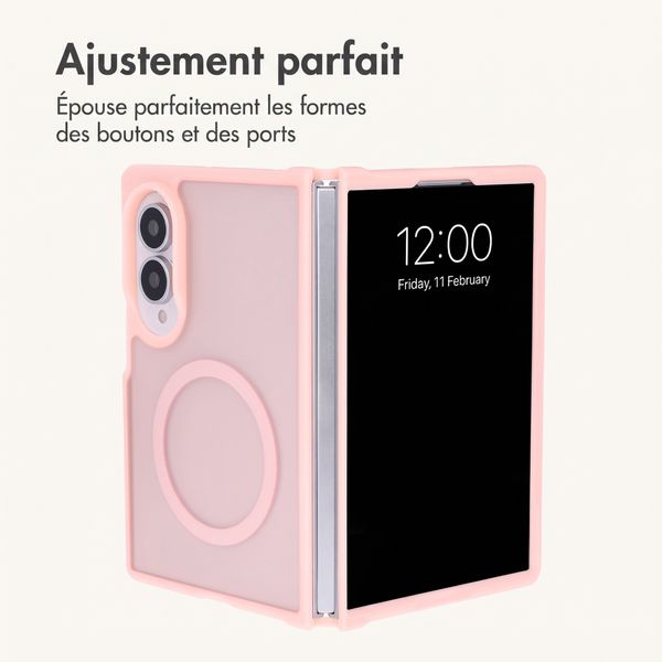 imoshion Coque Color Guard avec MagSafe Samsung Galaxy Z Fold 8 - Rose clair