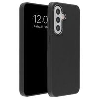 Accezz Coque arrière en cuir avec MagSafe Samsung Galaxy A57 (5G) - Onyx Black