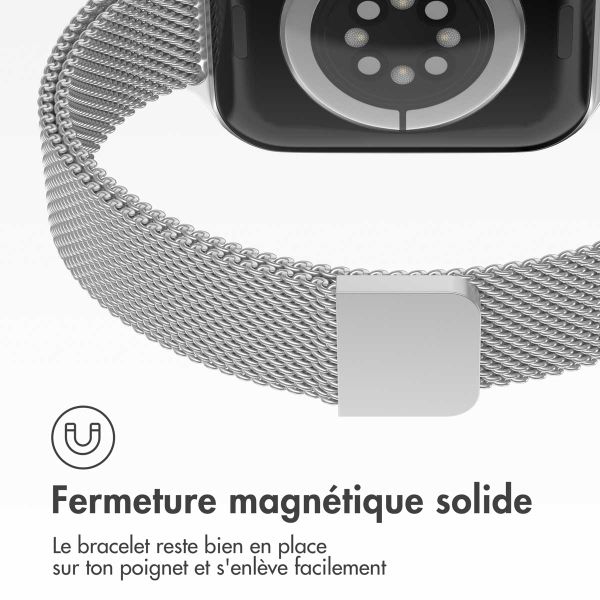 imoshion Bracelet slim Milanese Apple Watch | 38/40/41/42 mm - Argent