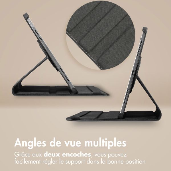 imoshion Coque tablette rotatif à 360° Samsung Galaxy Tab S6 Lite (2020/2022/2024)  - Noir