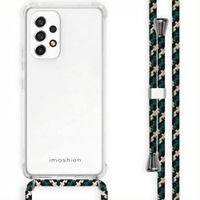 imoshion Coque arrière transparente avec cordon Samsung Galaxy A53 - Green Multi Color