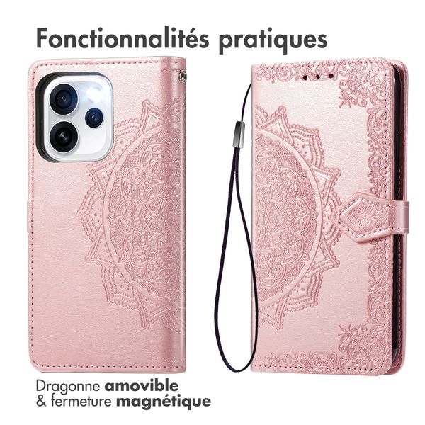 imoshion Etui de télephone Mandala Oppo Reno15 Pro (5G) - Rose Gold